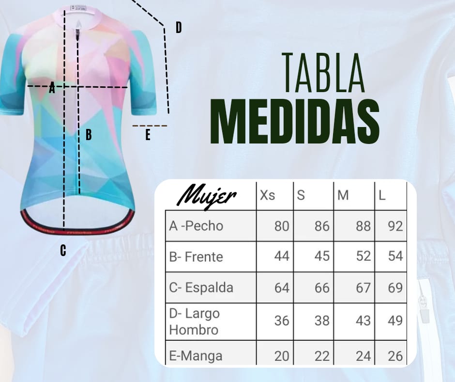 tabla medida ropa ciclismo 7