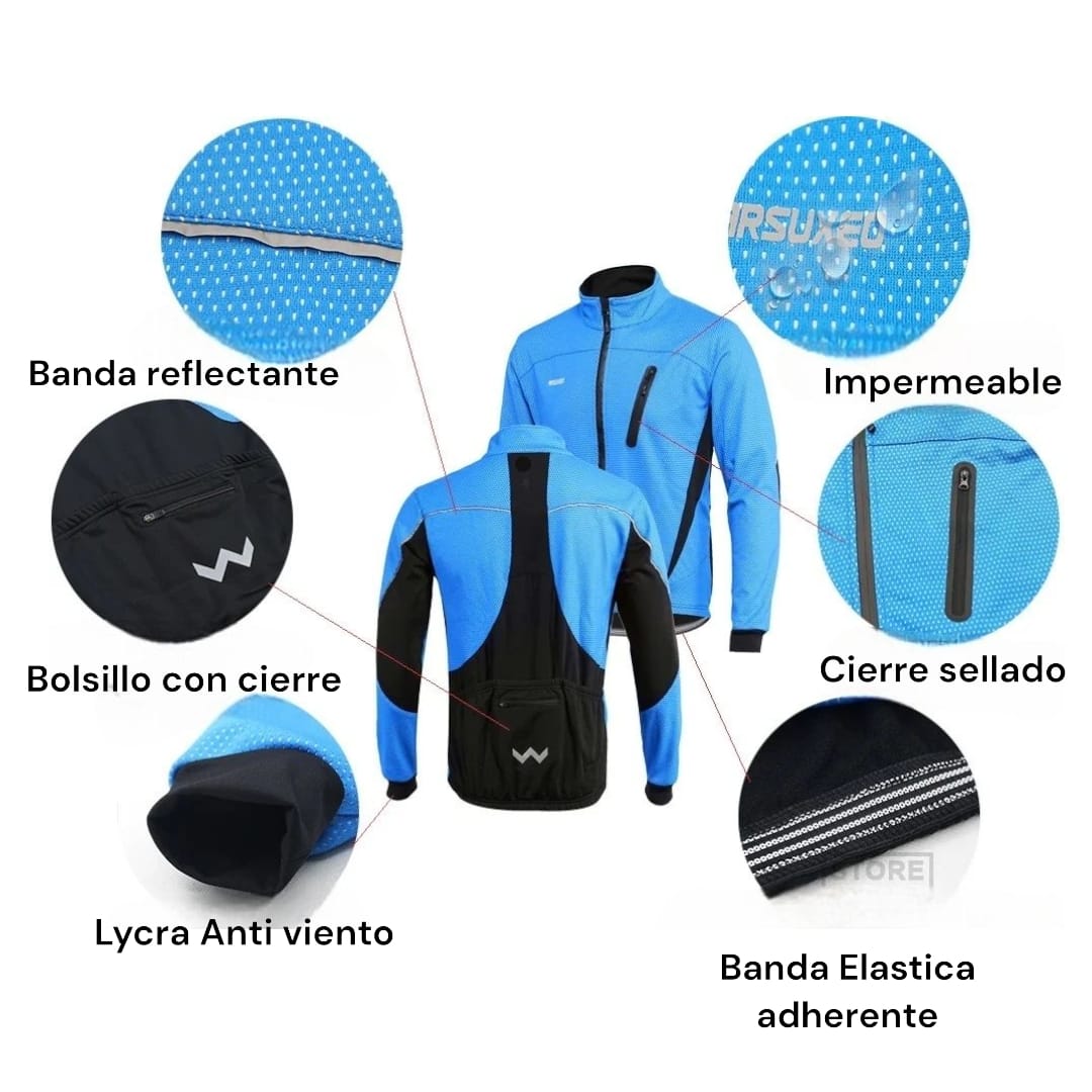 chaueta deportiva caracteristicas